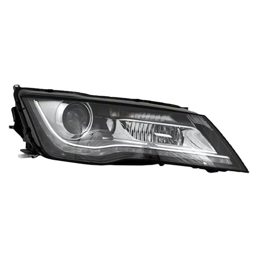 2012-2018 Audi A7 Quattro Passenger Side Headlight Assembly Xenon W/Cornering Lamps Composite - AU2503173-Partify-Painted-Replacement-Body-Parts