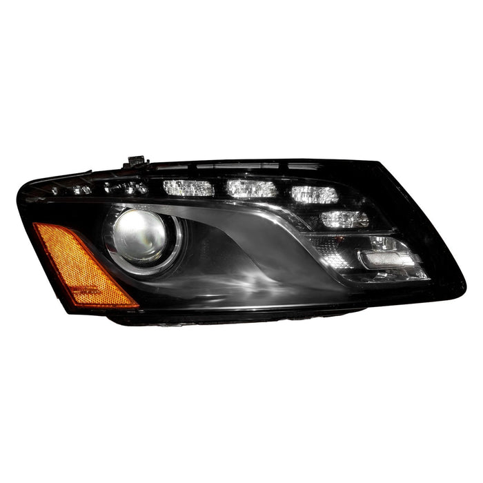 2010-2012 Audi Q5 Passenger Side Headlight Assembly Bi-Xenon W/O Curve Lighting From 10-27-09 Composite - AU2503176-Partify-Painted-Replacement-Body-Parts