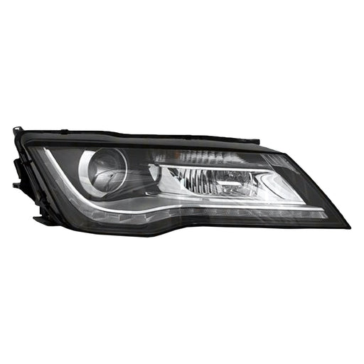 2012-2018 Audi A7 Quattro/S7 Passenger Side Headlight Assembly Xenon W/O Cornering Lamps Composite - AU2503188-Partify-Painted-Replacement-Body-Parts