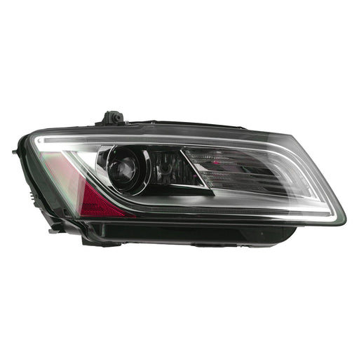 2013-2017 Audi Q5/SQ5 Passenger Side Headlight Assembly Bi-Xenon W/Curve Lighting Composite - AU2503193-Partify-Painted-Replacement-Body-Parts