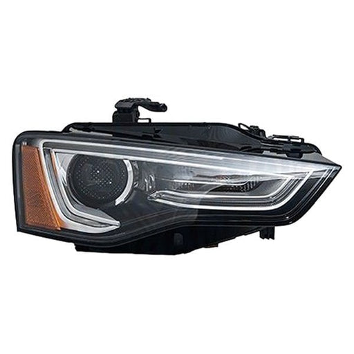 2012-2017 Audi A5 Quattro/S5 Passenger Side Headlight Assembly Xenon W/Curve Lighting Composite Convertible/Coupe - AU2503194-Partify-Painted-Replacement-Body-Parts