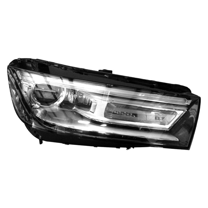 2018-2020 Audi Q5/SQ5 Passenger Side Headlight Assembly Xenon Composite - AU2503206-Partify-Painted-Replacement-Body-Parts