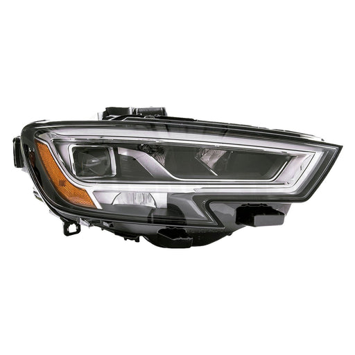 2017-2020 Audi A3/S3 Passenger Side Headlight Assembly Led Composite Convertible/Sedan - AU2503209-Partify-Painted-Replacement-Body-Parts