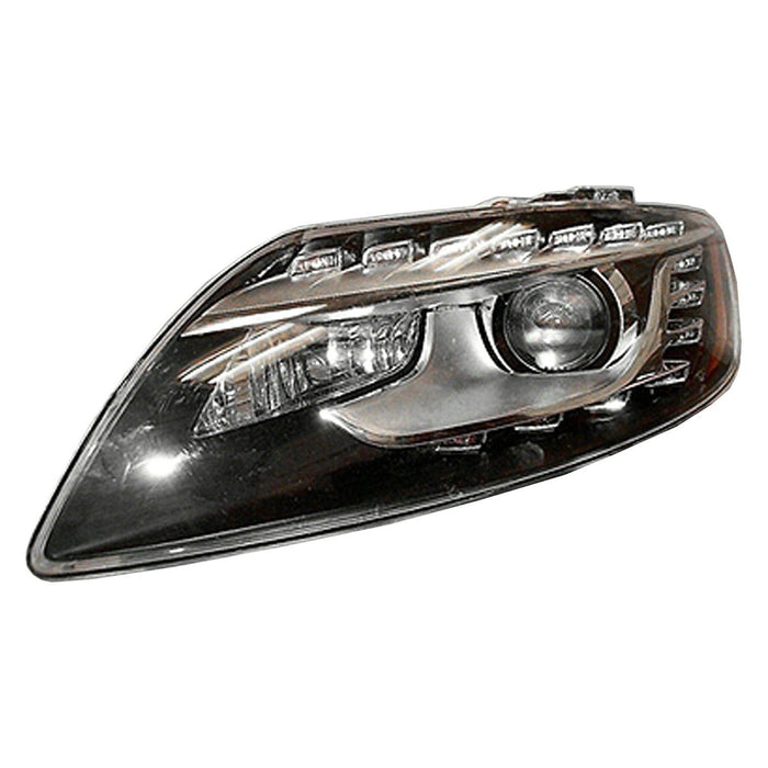 2010-2015 Audi Q7 Driver Side Headlight Lens Housing Xenon W/Curve Lighting - AU2518103-Partify-Painted-Replacement-Body-Parts