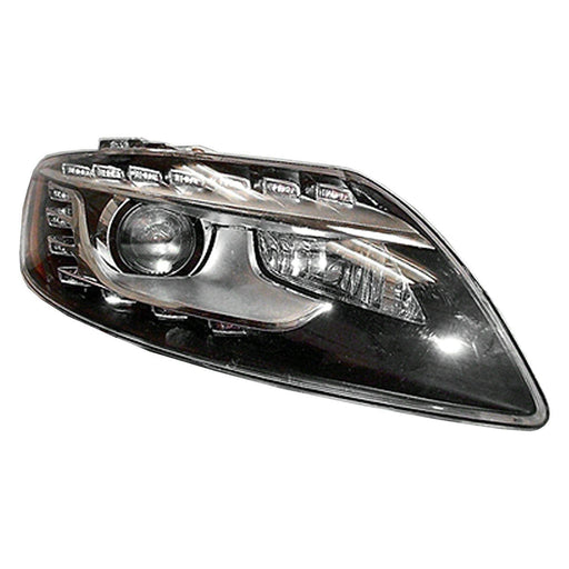 2010-2015 Audi Q7 Passenger Side Headlight Lens Housing Xenon W/Curve Lighting - AU2519103-Partify-Painted-Replacement-Body-Parts