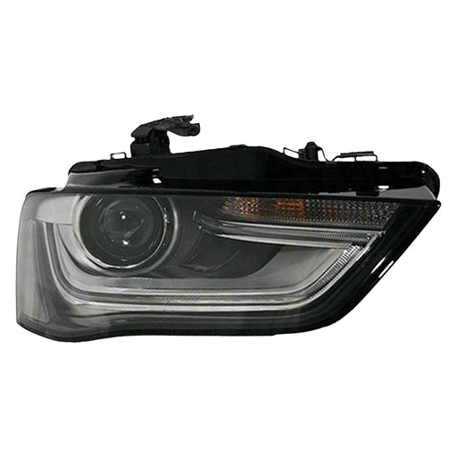 2013-2016 Audi allroad Passenger Side Headlight Lens Housing Xenon W/O Curve Lighting From 5-9-12 - AU2519105-Partify-Painted-Replacement-Body-Parts
