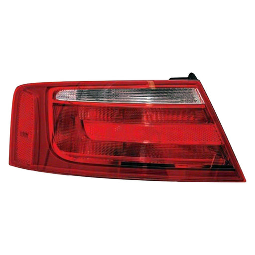 2008-2014 Audi A5 Quattro/S5 Driver Side Tail Light Assembly Halogen Bulb Type Outer Convertible/Coupe - AU2804105-Partify-Painted-Replacement-Body-Parts