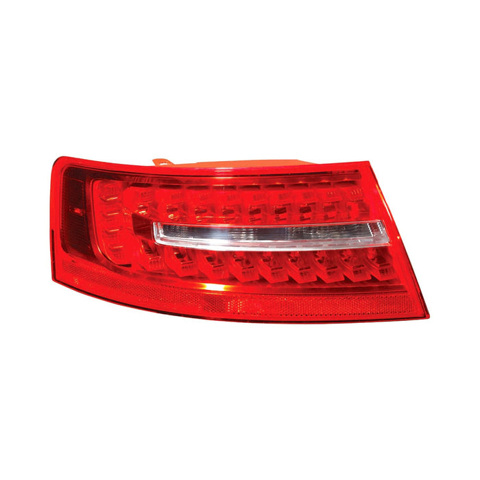 2009-2011 Audi A6 Driver Side Tail Light Assembly Lens/Housing Only Outer Sedan - AU2804108-Partify-Painted-Replacement-Body-Parts