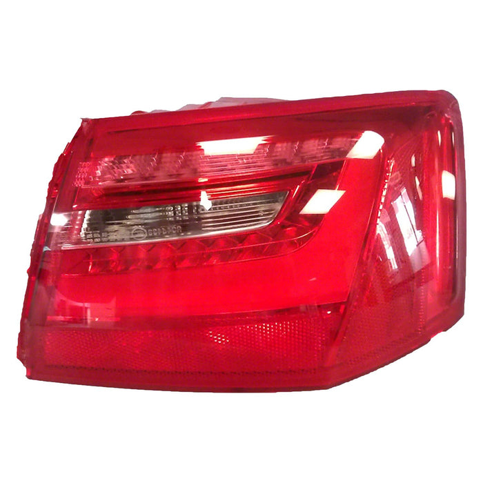 2012-2015 Audi A6/S6 Passenger Side Tail Light Assembly Led Outer - AU2805114-Partify-Painted-Replacement-Body-Parts
