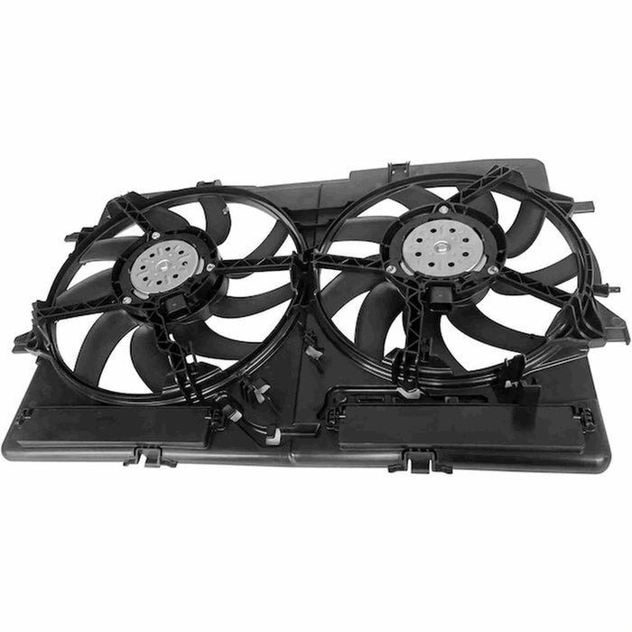 2012 Audi A5 Quattro Engine Cooling Fan Assembly Motor/Blade/Shroud/Control Module Dual Fan Assy 3L V6 - AU3115120-Partify-Painted-Replacement-Body-Parts