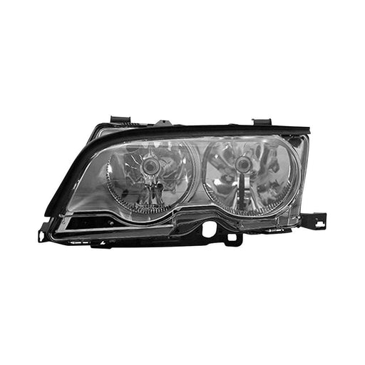 1999-2001 BMW 323i/325Ci Driver Side Headlight Assembly W/Halogen Lamps E46 Composite Convertible - BM2502112-Partify-Painted-Replacement-Body-Parts