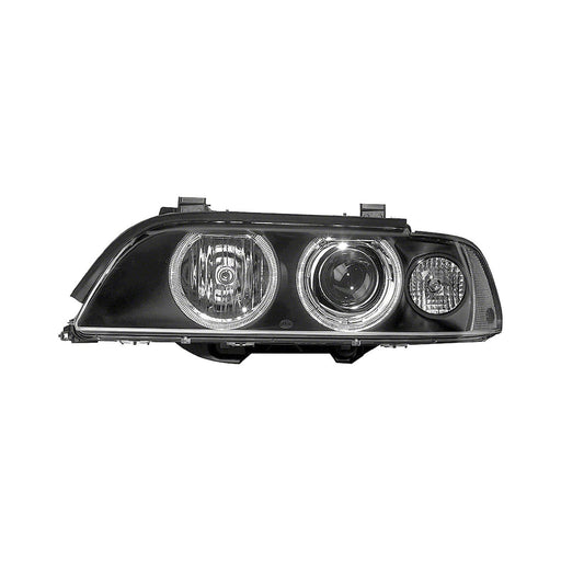 2001-2003 BMW 525i/530i/540i Driver Side Headlight Assembly W/White Signal Lens Halogen Composite - BM2502121-Partify-Painted-Replacement-Body-Parts