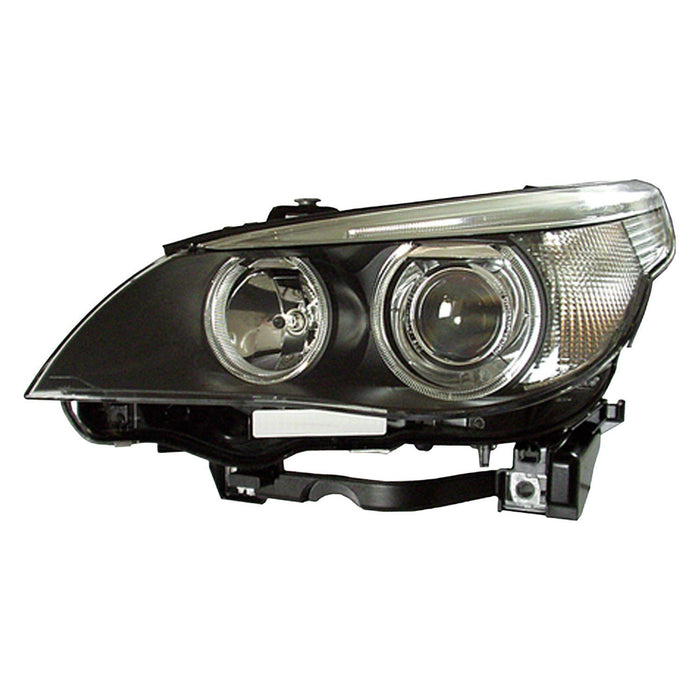 2004-2007 BMW 525i/530i/545i Driver Side Headlight Assembly E60 Xenon W/Auto Adjust Lamps Composite - BM2502124-Partify-Painted-Replacement-Body-Parts