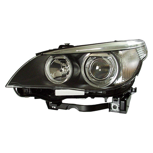 2004-2007 BMW 525i/530i/545i Driver Side Headlight Assembly E60 Xenon W/Auto Adjust Lamps Composite - BM2502124-Partify-Painted-Replacement-Body-Parts