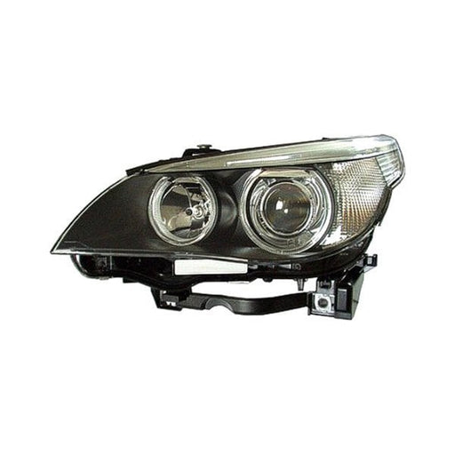 2004-2007 BMW 525i/530i/545i Driver Side Headlight Assembly E60 Xenon W/O Auto Adjust Lamps Composite - BM2502125-Partify-Painted-Replacement-Body-Parts
