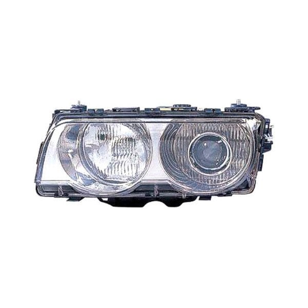 1999-2001 BMW 740i/750iL Driver Side Headlight Assembly Xenon W/Bright Bezel Composite - BM2502127-Partify-Painted-Replacement-Body-Parts
