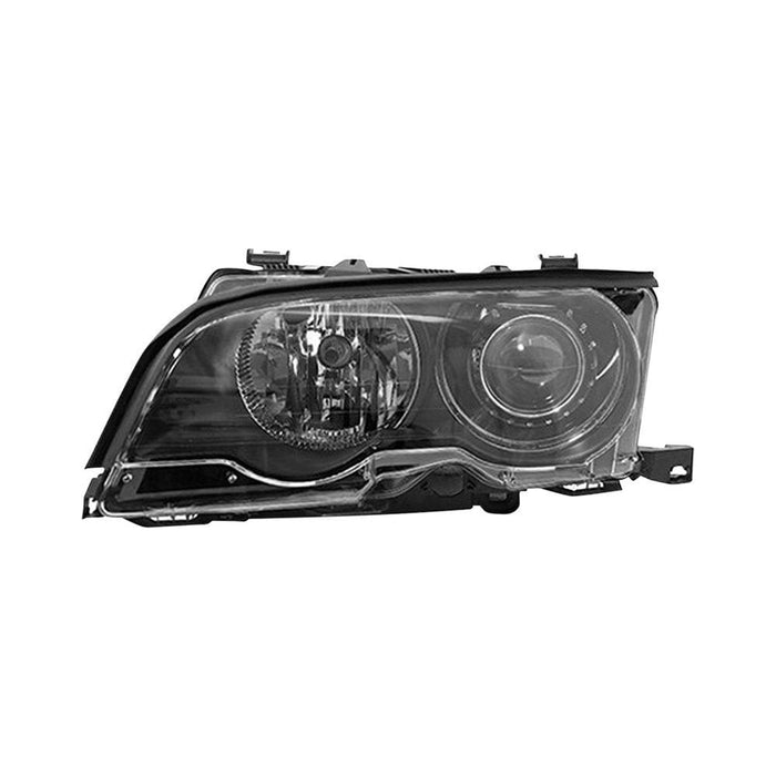 2002-2003 BMW 330Ci Driver Side Headlight Assembly Silver To 3-03 W/Xenon Composite Convertible/Coupe - BM2502136-Partify-Painted-Replacement-Body-Parts