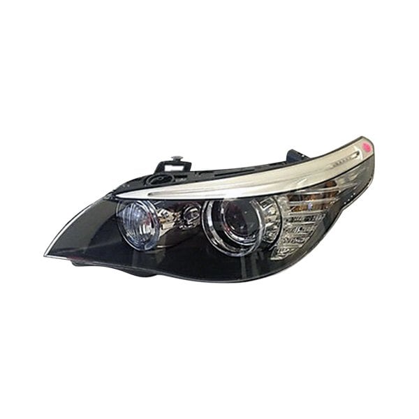 2008-2010 BMW 528i/535i/550i/M5 Driver Side Headlight Assembly Xenon W/O Auto Adjust Composite Sedan/Wagon - BM2502150-Partify-Painted-Replacement-Body-Parts