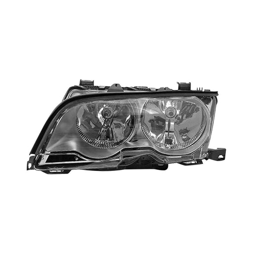 2002-2003 BMW 325Ci/330Ci Driver Side Headlight Assembly Halogen W/Titanium Trim To 3-03 Composite Convertible/Coupe - BM2502162-Partify-Painted-Replacement-Body-Parts