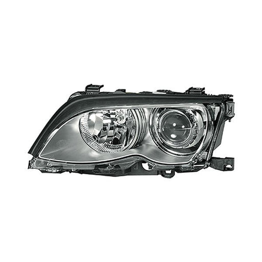 2002-2005 BMW 320i/325i Driver Side Headlight Assembly Bi-Xenon W/Titanium Trim Composite Sedan/Wagon - BM2502164-Partify-Painted-Replacement-Body-Parts