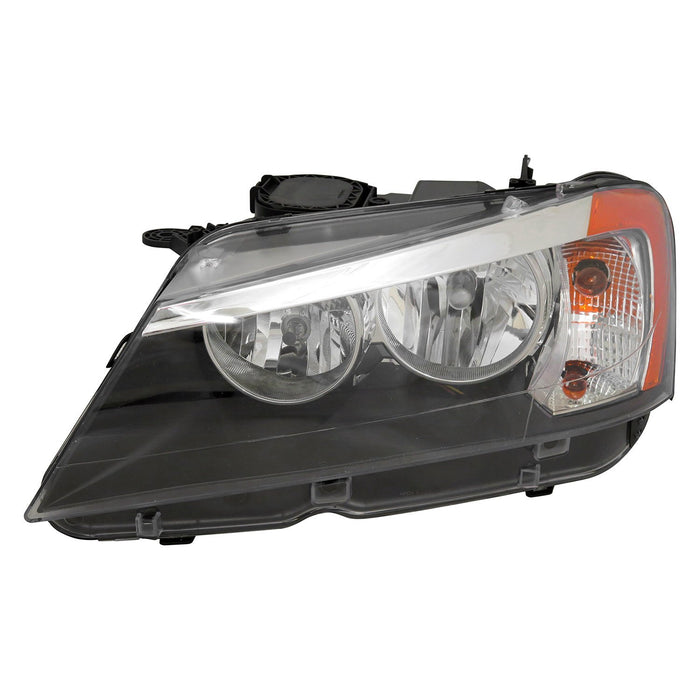 2011-2014 BMW X3 Driver Side Headlight Assembly F25 Halogen Composite - BM2502170-Partify-Painted-Replacement-Body-Parts