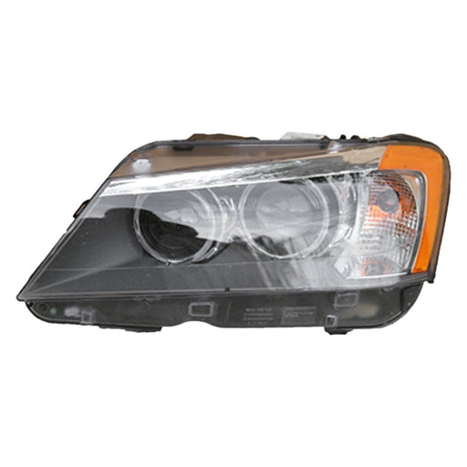 2011-2014 BMW X3 Driver Side Headlight Assembly F25 Xenon W/Adaptive Headlamps Composite - BM2502171-Partify-Painted-Replacement-Body-Parts