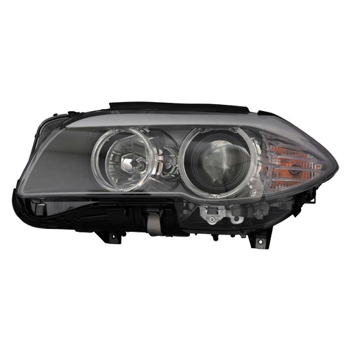 2011-2013 BMW 528i/535i/550i Driver Side Headlight Assembly F10 W/O Auto Adjust H/Lamps Composite Sedan - BM2502174-Partify-Painted-Replacement-Body-Parts