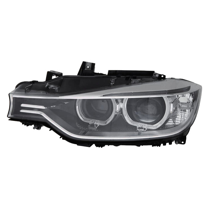 2012-2015 BMW 320i/328i/335i/ActiveHybrid 3 Driver Side Headlight Assembly F30 Xenon W/O Adaptive Headlamps Composite Sedan - BM2502181-Partify-Painted-Replacement-Body-Parts