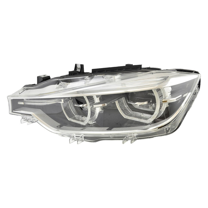 2016-2018 BMW 320i/328d/328d xDrive/328i/328i xDrive/330e/330i/340i Driver Side Headlight Assembly F30 Led W/Adaptive Headlamps Composite Sedan/Wagon - BM2502188-Partify-Painted-Replacement-Body-Parts