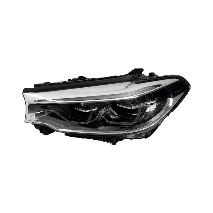 2017-2020 BMW 530e/530i/540i Driver Side Headlight Assembly G30 Adaptive Full Led Headlamps Composite Sedan - BM2502189-Partify-Painted-Replacement-Body-Parts