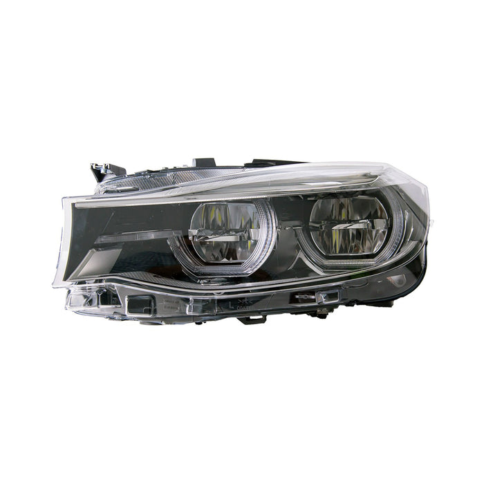2017-2019 BMW 330i GT xDrive/340i GT xDrive Driver Side Headlight Assembly F34 Led W/Adaptive Headlamps W/O Control Module Composite - BM2502191-Partify-Painted-Replacement-Body-Parts
