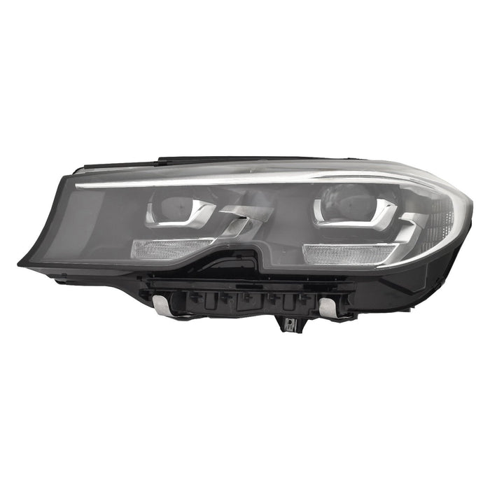 2019-2022 BMW 330e/330e xDrive/330i/330i xDrive/M340i/M340i xDrive Driver Side Headlight Assembly G20 Led W/O Adaptive Headlamps Composite Sedan - BM2502196-Partify-Painted-Replacement-Body-Parts