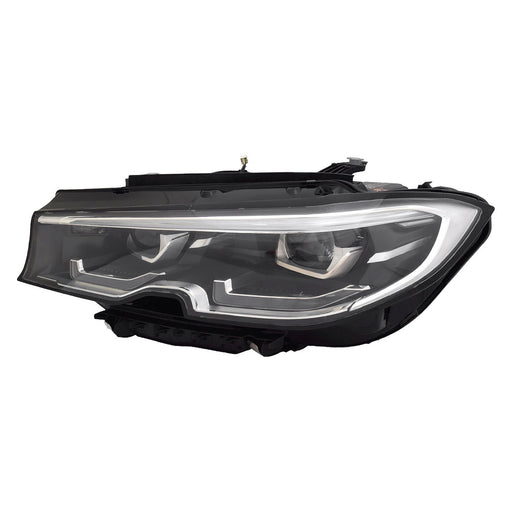 2019-2022 BMW 330e/330e xDrive/330i/330i xDrive/M340i/M340i xDrive Driver Side Headlight Assembly G20 Led W/Adaptive Headlamps Composite Sedan - BM2502197-Partify-Painted-Replacement-Body-Parts