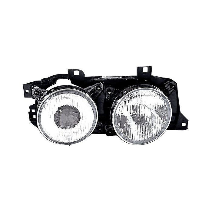 1988-1995 BMW 525i/530i/535i/540i/735i/735iL/750iL Passenger Side Headlight Assembly Composite - BM2503103-Partify-Painted-Replacement-Body-Parts