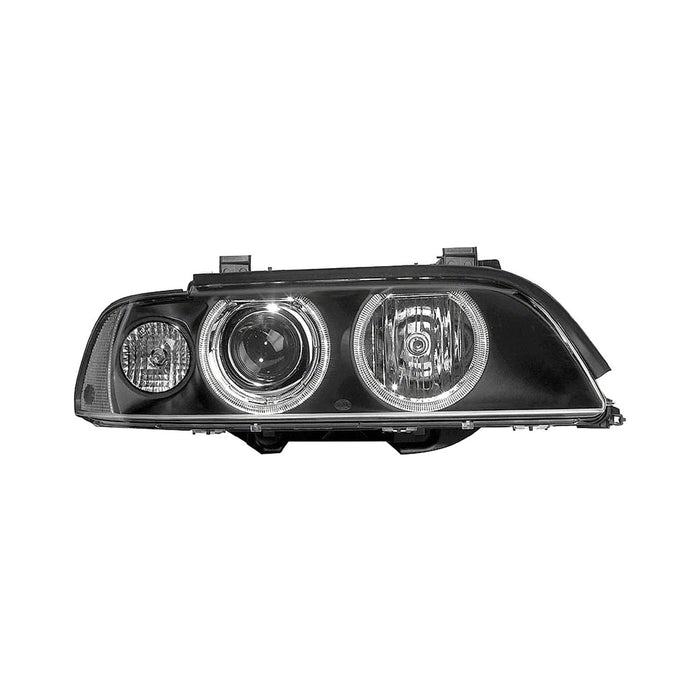 2001-2003 BMW 525i/530i/540i Passenger Side Headlight Assembly W/White Signal Lens Halogen Composite - BM2503121-Partify-Painted-Replacement-Body-Parts