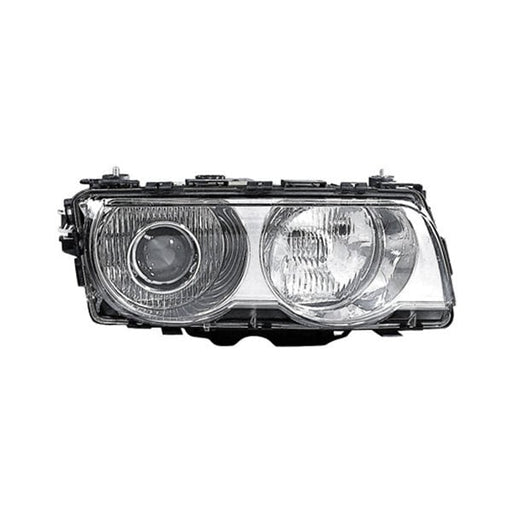 1999-2001 BMW 740i/750iL Passenger Side Headlight Assembly Xenon W/Bright Bezel Composite - BM2503127-Partify-Painted-Replacement-Body-Parts