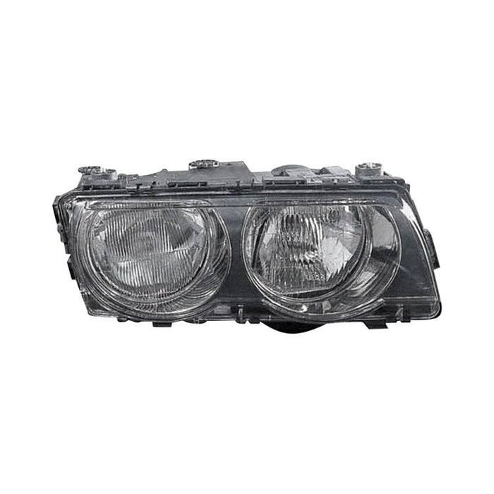 1999-2001 BMW 740i/750iL Passenger Side Headlight Assembly Halogen W/Bright Bezel Composite - BM2503129-Partify-Painted-Replacement-Body-Parts
