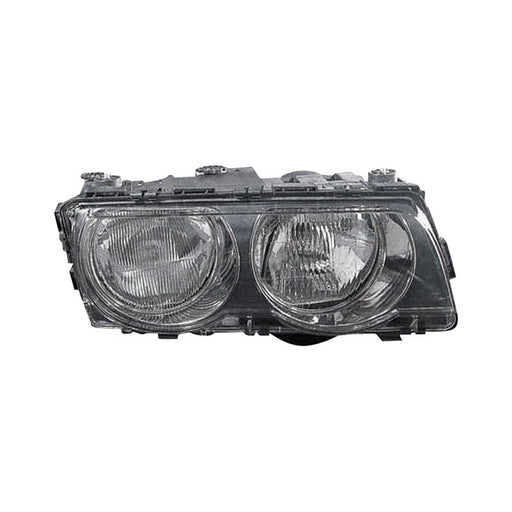 1999-2001 BMW 740i/750iL Passenger Side Headlight Assembly Halogen W/Bright Bezel Composite - BM2503129-Partify-Painted-Replacement-Body-Parts
