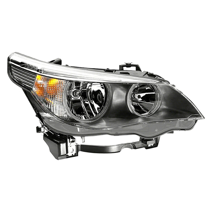 2004-2007 BMW 525i/530i/545i/550i Passenger Side Headlight Assembly Halogen Composite 4 Door Sedan - BM2503133-Partify-Painted-Replacement-Body-Parts