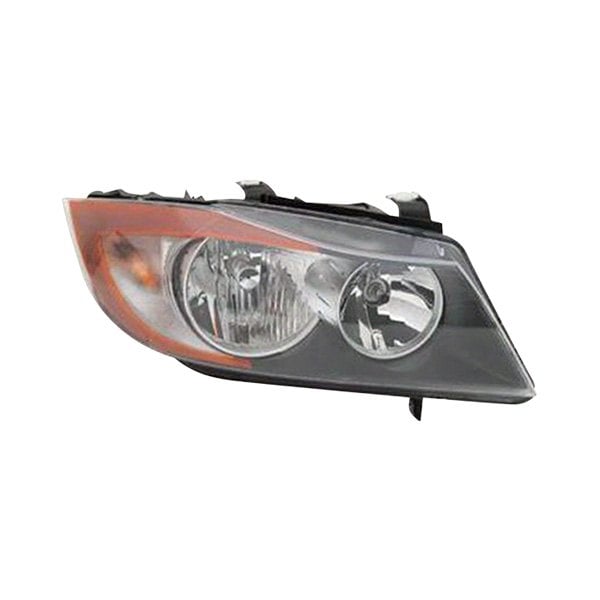 2006-2008 BMW 325i/325xi/328i/328xi/330i/330xi/335i/335xi Passenger Side Headlight Assembly E90 Halogen Composite Sedan/Wagon - BM2503134-Partify-Painted-Replacement-Body-Parts