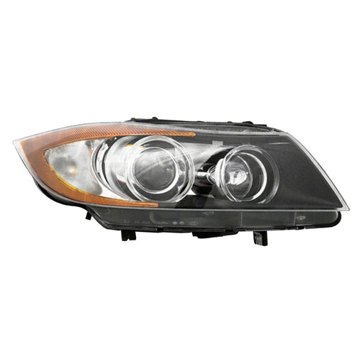 2006-2008 BMW 325i/328i/330i/335i Passenger Side Headlight Assembly W/Xenon W/Auto Adjust Composite - BM2503140-Partify-Painted-Replacement-Body-Parts
