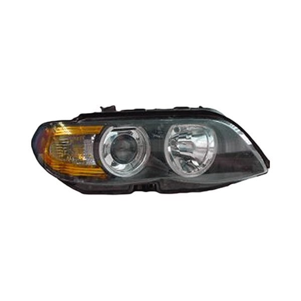 2004-2006 BMW X5 Passenger Side Headlight Assembly Xenon W/Auto H/Lamp Control W/White Turn Indicator Composite - BM2503149-Partify-Painted-Replacement-Body-Parts
