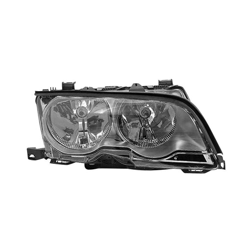 2002-2003 BMW 325Ci/330Ci Passenger Side Headlight Assembly Halogen W/Titanium Trim To 3-03 Composite Convertible/Coupe - BM2503162-Partify-Painted-Replacement-Body-Parts