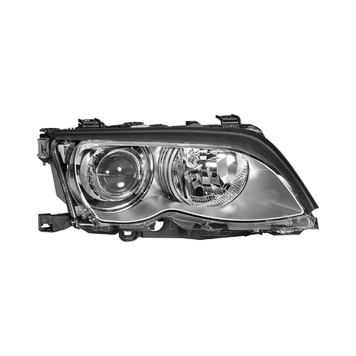 2002-2005 BMW 320i/325i Passenger Side Headlight Assembly Bi-Xenon W/Titanium Trim Composite Sedan/Wagon - BM2503164-Partify-Painted-Replacement-Body-Parts