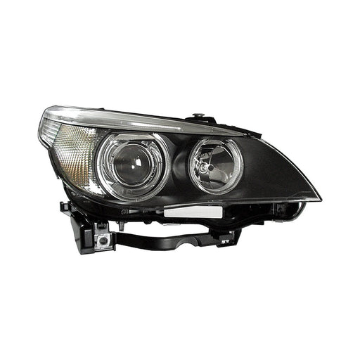2004-2005 BMW 525i/530i/545i Passenger Side Headlight Assembly Bi-Xenon Composite - BM2503166-Partify-Painted-Replacement-Body-Parts