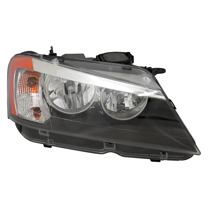 2011-2014 BMW X3 Passenger Side Headlight Assembly F25 Halogen Composite - BM2503170-Partify-Painted-Replacement-Body-Parts