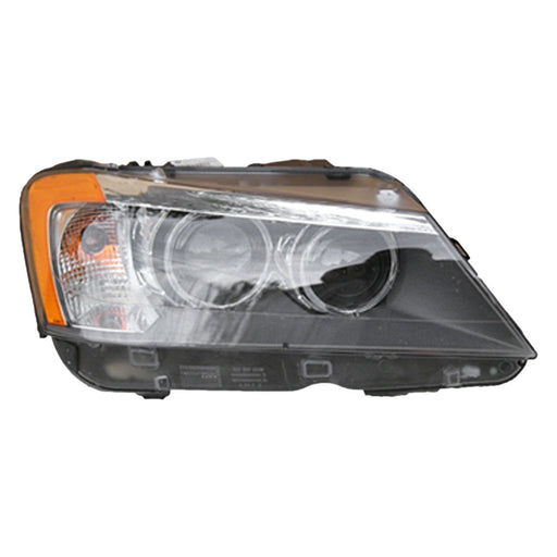 2011-2014 BMW X3 Passenger Side Headlight Assembly F25 Xenon W/Adaptive Headlamps Composite - BM2503171-Partify-Painted-Replacement-Body-Parts