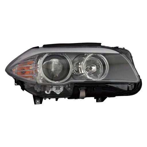 2011-2013 BMW 528i/535i/550i Passenger Side Headlight Assembly F10 W/O Auto Adjust H/Lamps Composite Sedan - BM2503174-Partify-Painted-Replacement-Body-Parts