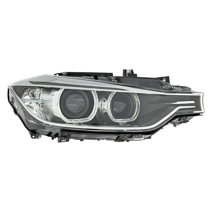 2012-2015 BMW 328i/335i Passenger Side Headlight Assembly F30 Xenon W/Adaptive Headlamps Composite Sedan - BM2503175-Partify-Painted-Replacement-Body-Parts