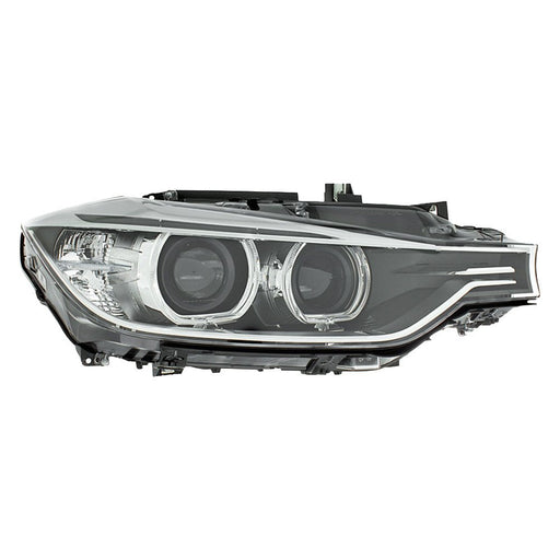 2012-2015 BMW 328i/335i Passenger Side Headlight Assembly F30 Xenon W/Adaptive Headlamps Composite Sedan - BM2503175-Partify-Painted-Replacement-Body-Parts